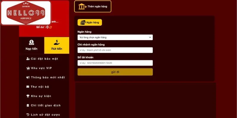 Các bước rút tiền chi tiết nhất